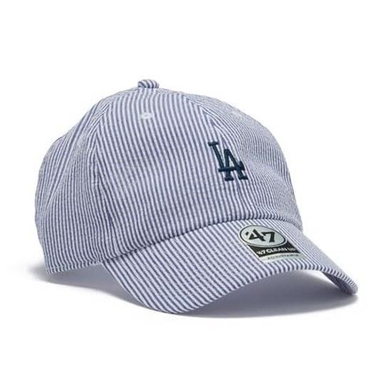 47 Stripe Hickory Mens Womens Unisex Clean Up Seersucker Major League NY LA MLB Yankees Dodgers fs-clp-h