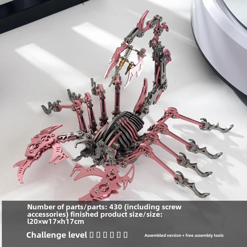 Zestaw montażowy 3D Prezenty dla dzieci Antystresowe metalowe mechaniczne owady zwierzęta Puzzle Zabawki DIY dla dorosłych P485