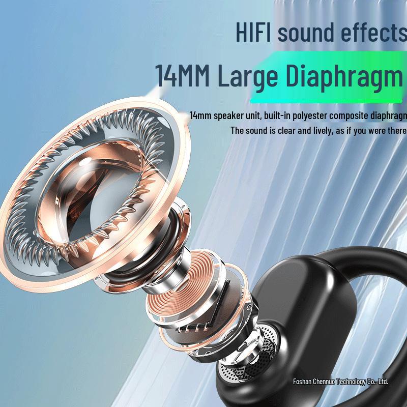 2025 New Model Wireless Bluetooth Earphones with Instant Battery Swap & Ultra-Long Life - In-Ear Sports Bone Conduction Headphones