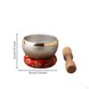 Kristallklangschale 8cm Ton mit Klöppel Tragbares Instrument für Meditierende, Achtsamkeit