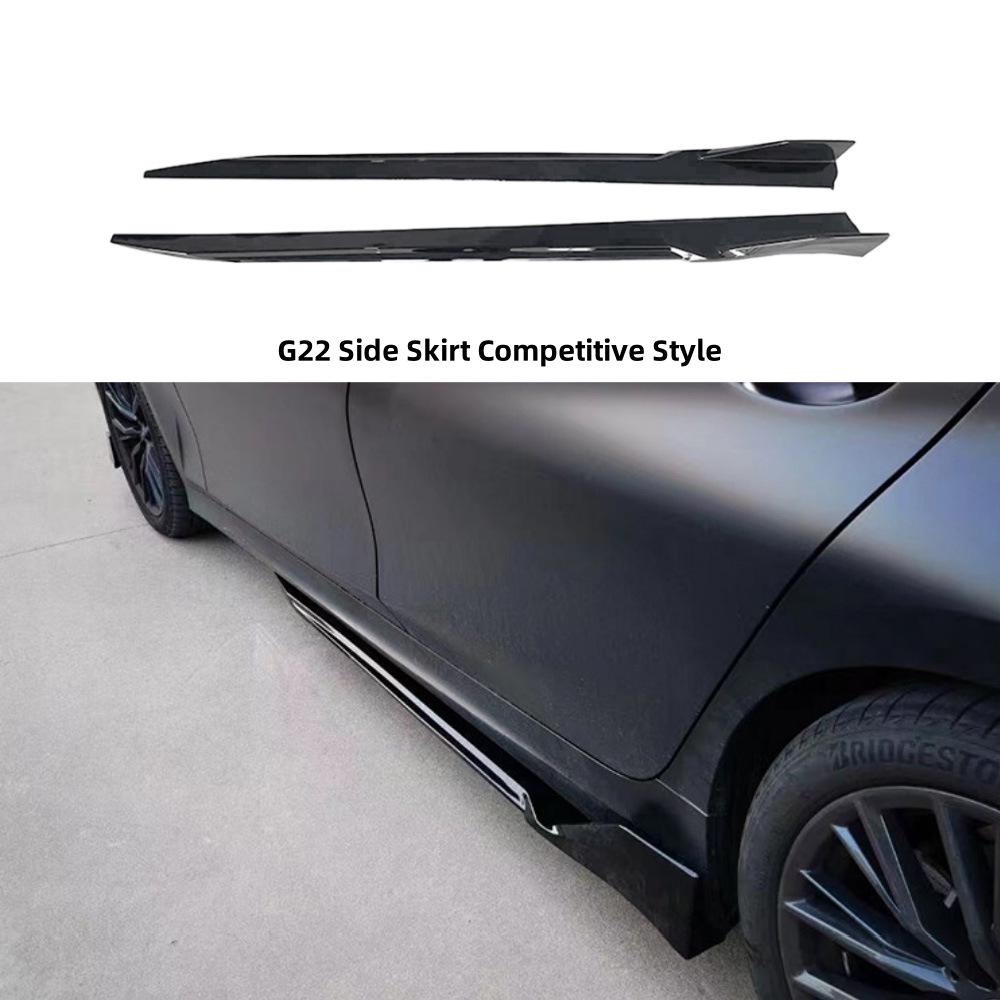 

BMW 3/4 Series G20/G28/G22 Carbon Fiber Side Skirt Diffuser Kit Racing Side Skirt [Glossy Black]