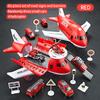 Airplane Children'S Car Model Toys Inertial Model Simulation Planes Multifunctional ToysRandom 3 Cars1 Helicopter6 Road Signs