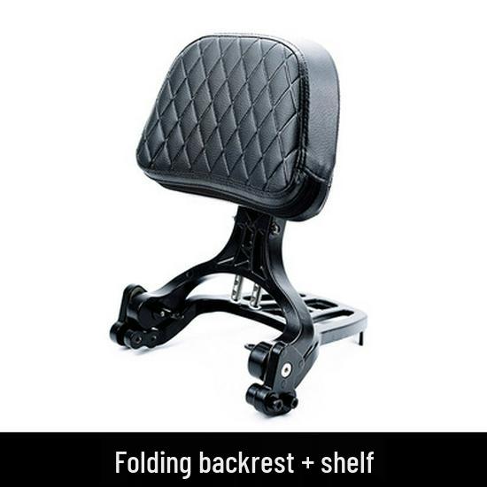 Qianjiang Flash 350 Motorcycle Bumper Canvas Side Bag & Rear Rack