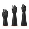 Chemical-Resistant Industrial Rubber Gloves: Acid & Alkali Protection, Anti-Corrosion, Oil-Resistant, Long & Thick Design for Laboratory Use.
