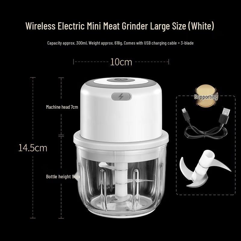 Lilang Mini Wireless Electric Garlic Chopper