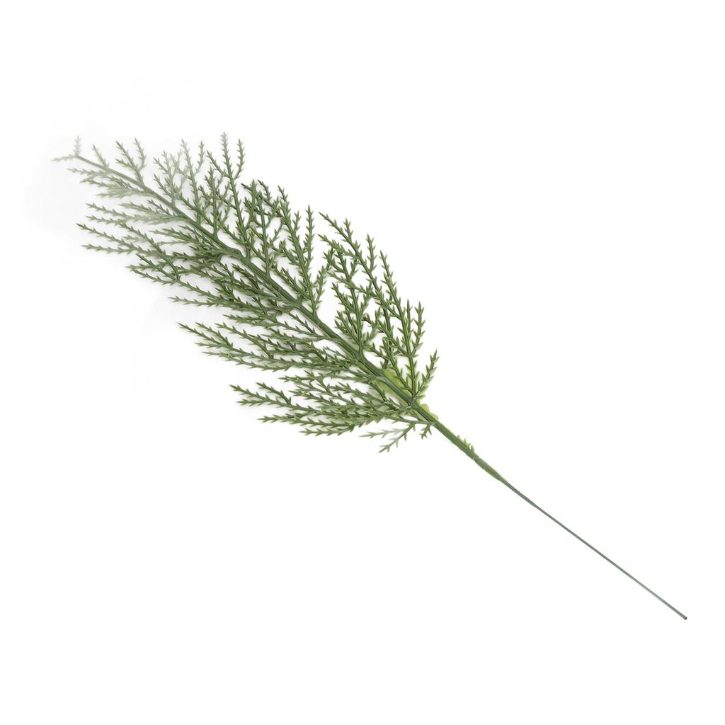 40 Pcs Artificial Pine Branches Fake Christmas Faux Cedar Stems Faux Pine Picks Stems for Christmas Trees Garlands Bouquets