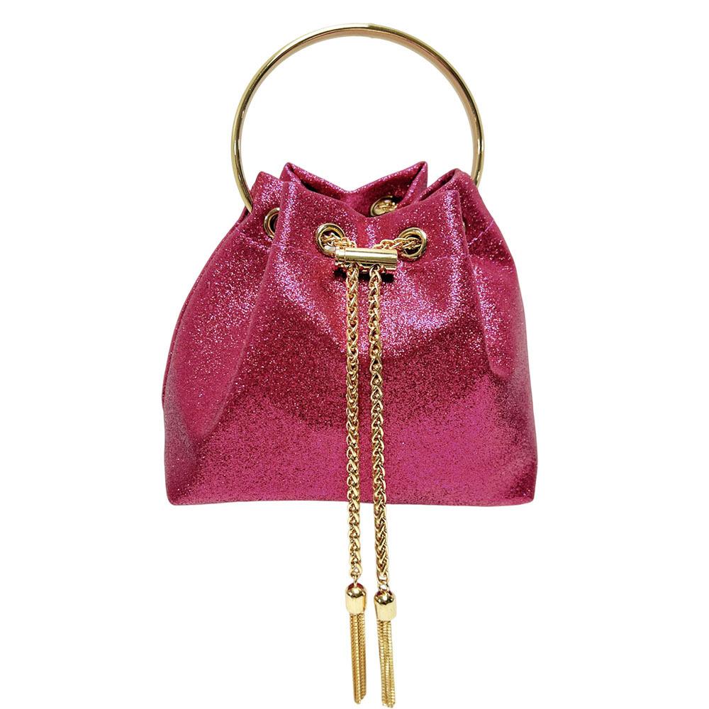 High-end, Shiny Handbag, Exquisite Dinner Bag, French Bucket Bag, Luxurious Chain Bag for Women Casually