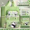 Panda Canvas A4 Tote Bag - Large Capacity for Students and Children's Books