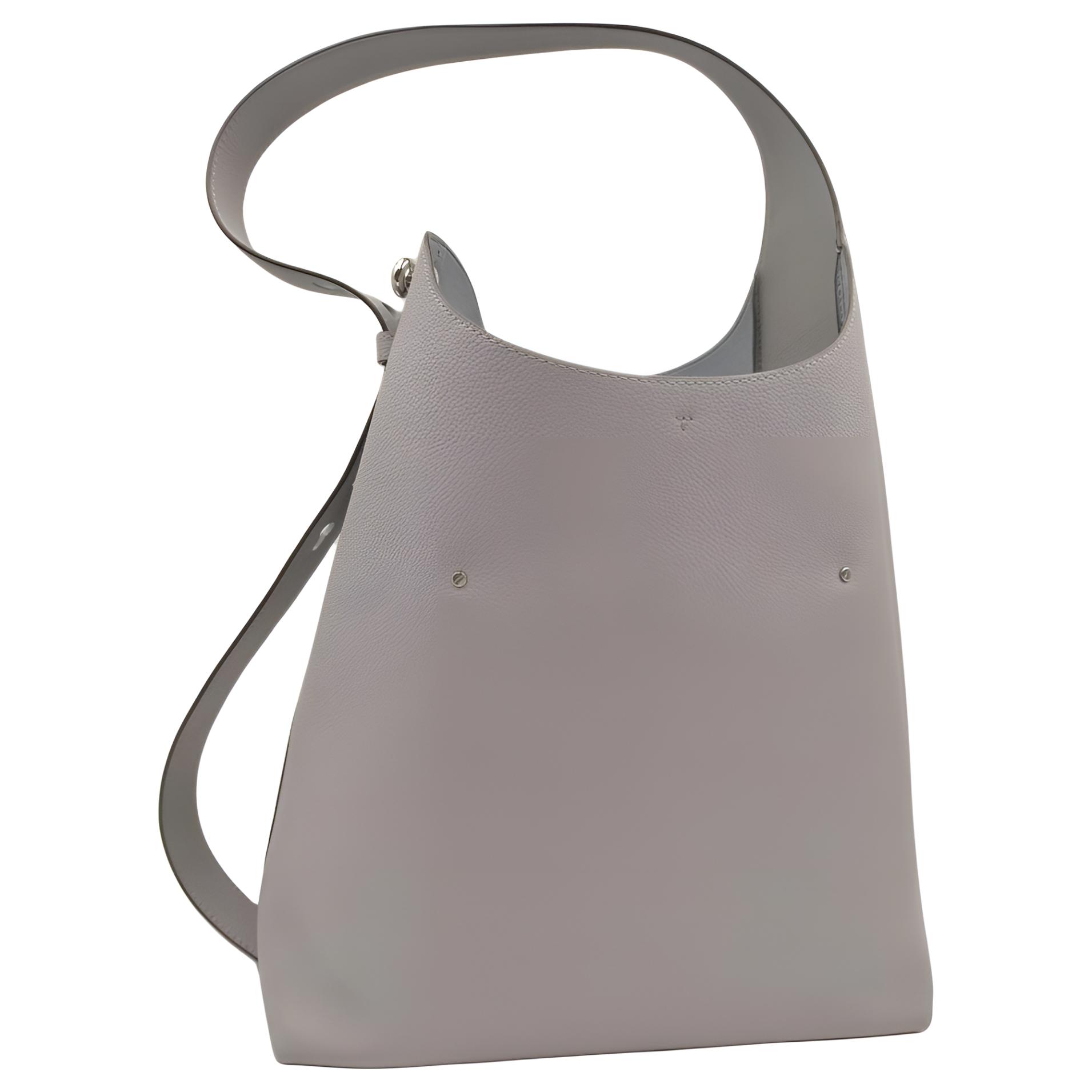 

Tory Burch Romy Button Logo Tote Bag Women Handbags Gray 170964-020 Basic Set (Bag+Dust Bag)