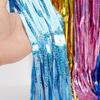 Foil Laser Christmas Wedding Prom Birthday Party Tassels Door Curtain Foil Curtain Rainwire Curtain