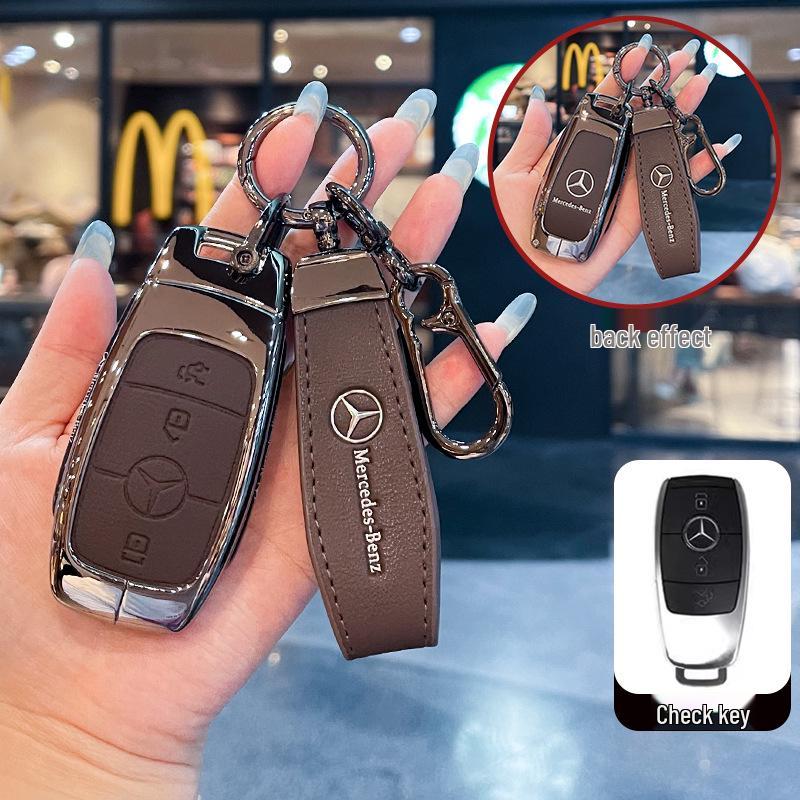 

Чохол для ключа Mercedes 2025 для E300L, GLE350, A200L, C260L, GLC, GLB220