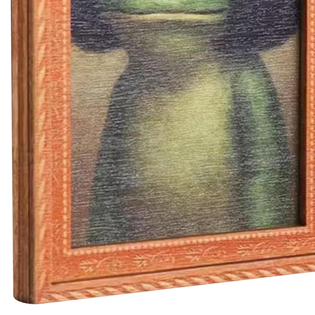 1pcs Fridge Magnet Cute Retro Ornament Wood Artistic Photo Frame Design Frog Magnets For Fridge Home Appliances Kitchen Dorm