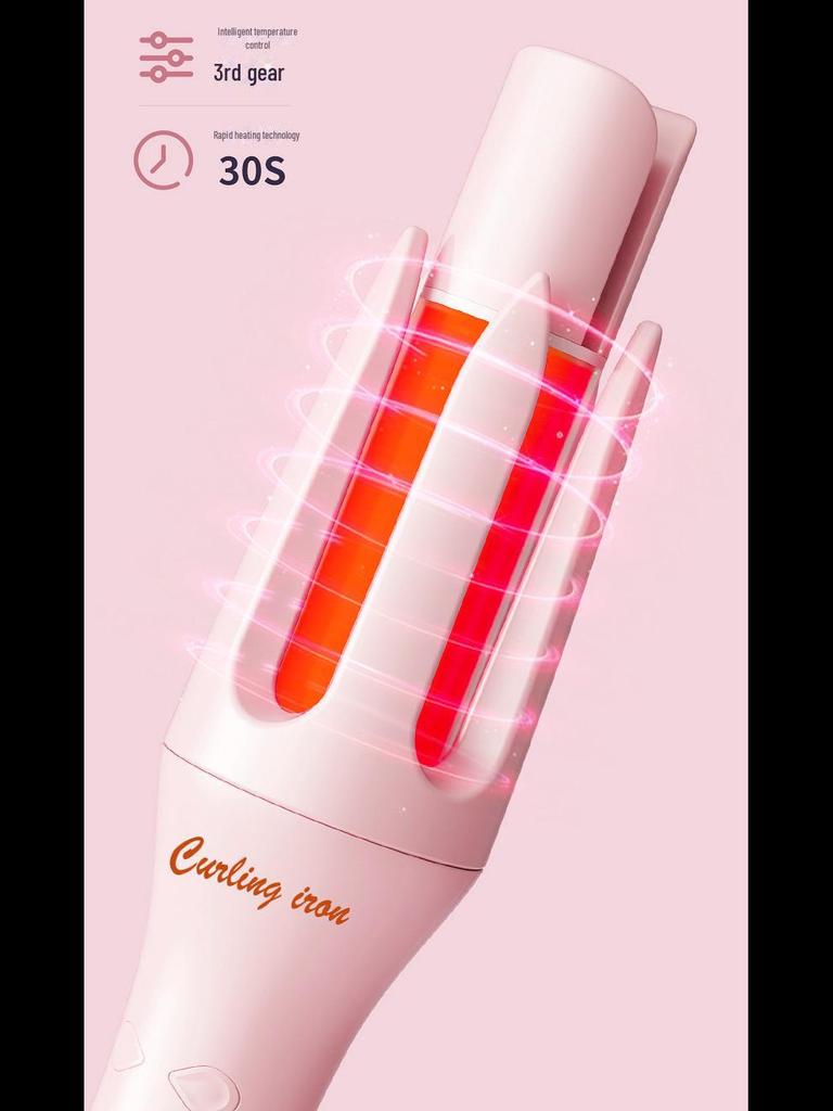 32mm Automatic Curling Iron with Ionic Technology - Gentle On Hair, Perfect for Big Waves and Water Ripple Styles.