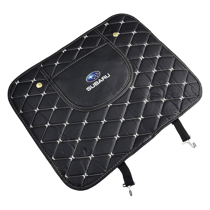 Car Seat Back Storage Protective Pad Prevent Kick Mat For Subaru Legacy LEVORG WRX Outback XV Forester Ascent Exiga SOLTERRA Tribeca