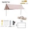 Ultra-Light Silver Coated Outdoor Canopy Tent with Sunshade & Waterproof Sun Protection for Camping, Cooking, and Picnics