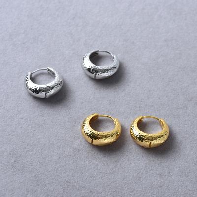 Personality Light Luxury Metal Style Texture Ear Buckle Niche Design Temperament Versatile Fashion Commuting Must Enter Earrings