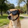 Cute Heart Design Dog Sunglasses PC Lens Wind Sand Dust Proof Protective Eyewears For Pet Walking Running