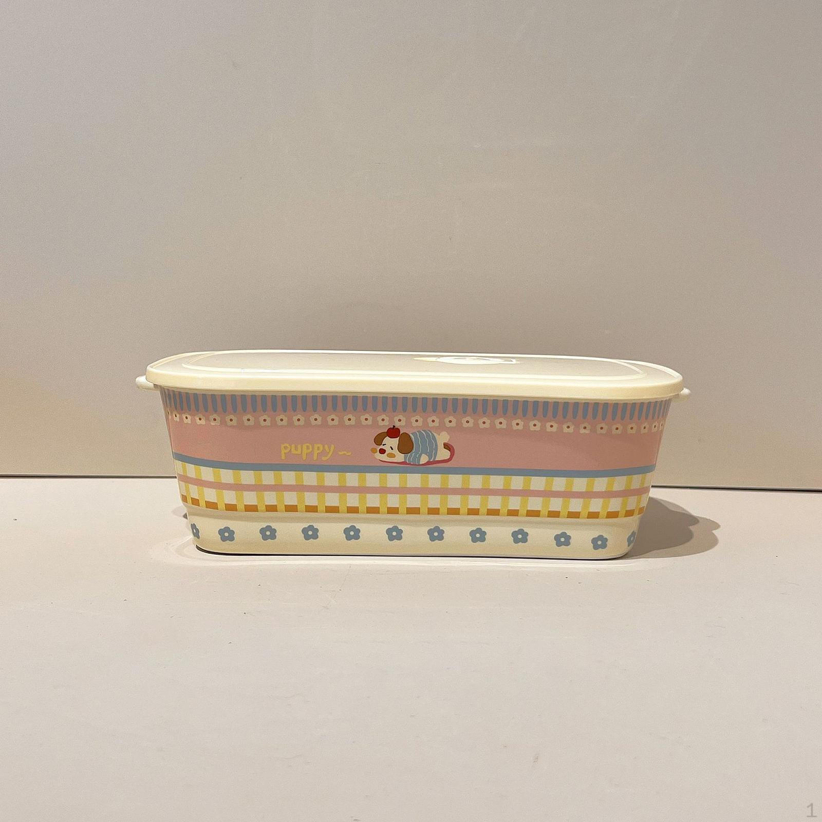 Керамический контейнер для обеда с 3 отделениями Bento Snack Box Veggie для кухни пикника дома Dog 2598₽