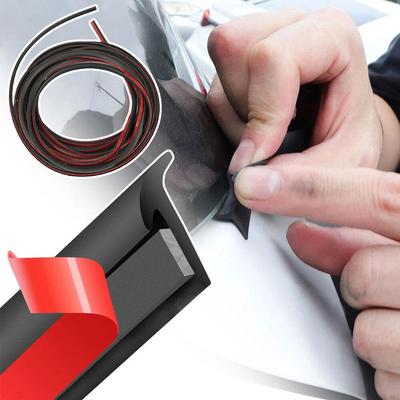 5m Gumové těsnění do auta Těsnící lišty hran Těsnící lišta Lišta pro auto Přední zadní nárazník Boční zástěrka Ochranná lišta Gumové těsnění okna