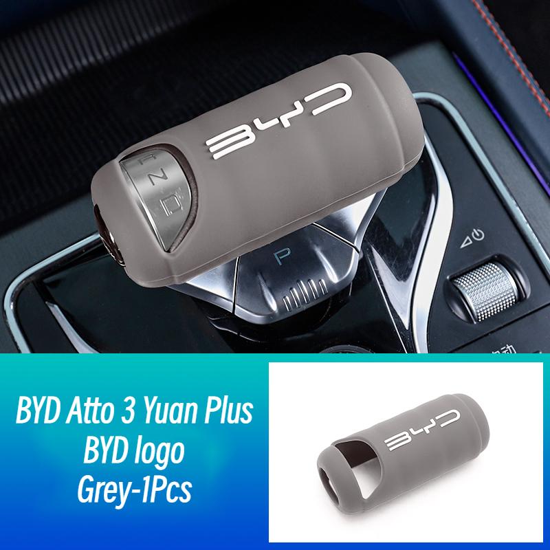 BYD Atto 3 Yuan Plus Bilgearskifteknop Beskyttelsesdæksel Silikone Gel Auto Tilbehør til BYD Atto3 ATTO 3 2022 2023 2024