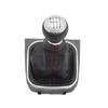 For VW Scirocco 2009 2010 2011 2012 2013 2014 Car-Stying 6 Speed Car Stick Gear Shift Knob With Leather Boot Red Line