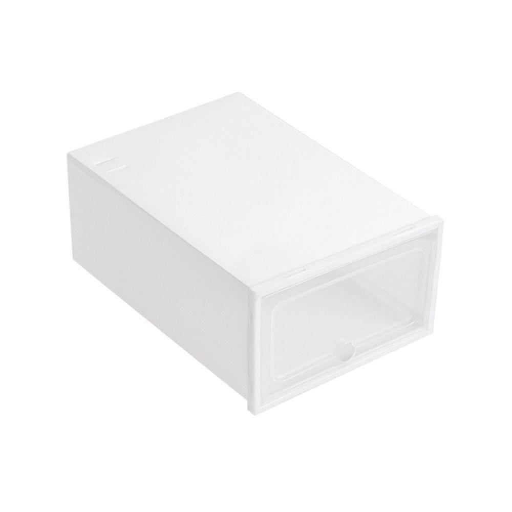 

Минималистичный дизайн ящик для обуви пылезащитный органайзер для хранения обуви для домашней организации белый