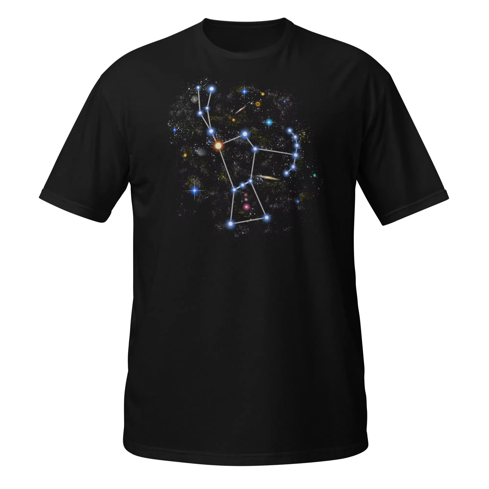 

SkeptikWorld Men s Orion Constellation T-SHIRT Graphic T Shirts Retro Streetwear High-quality Crew-neck Short-sleeved Men s Tee 4XL