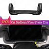 Carbon Fiber ABS Dashboard Panel Frame Cover Trim For Hyundai Tucson 2022-2024