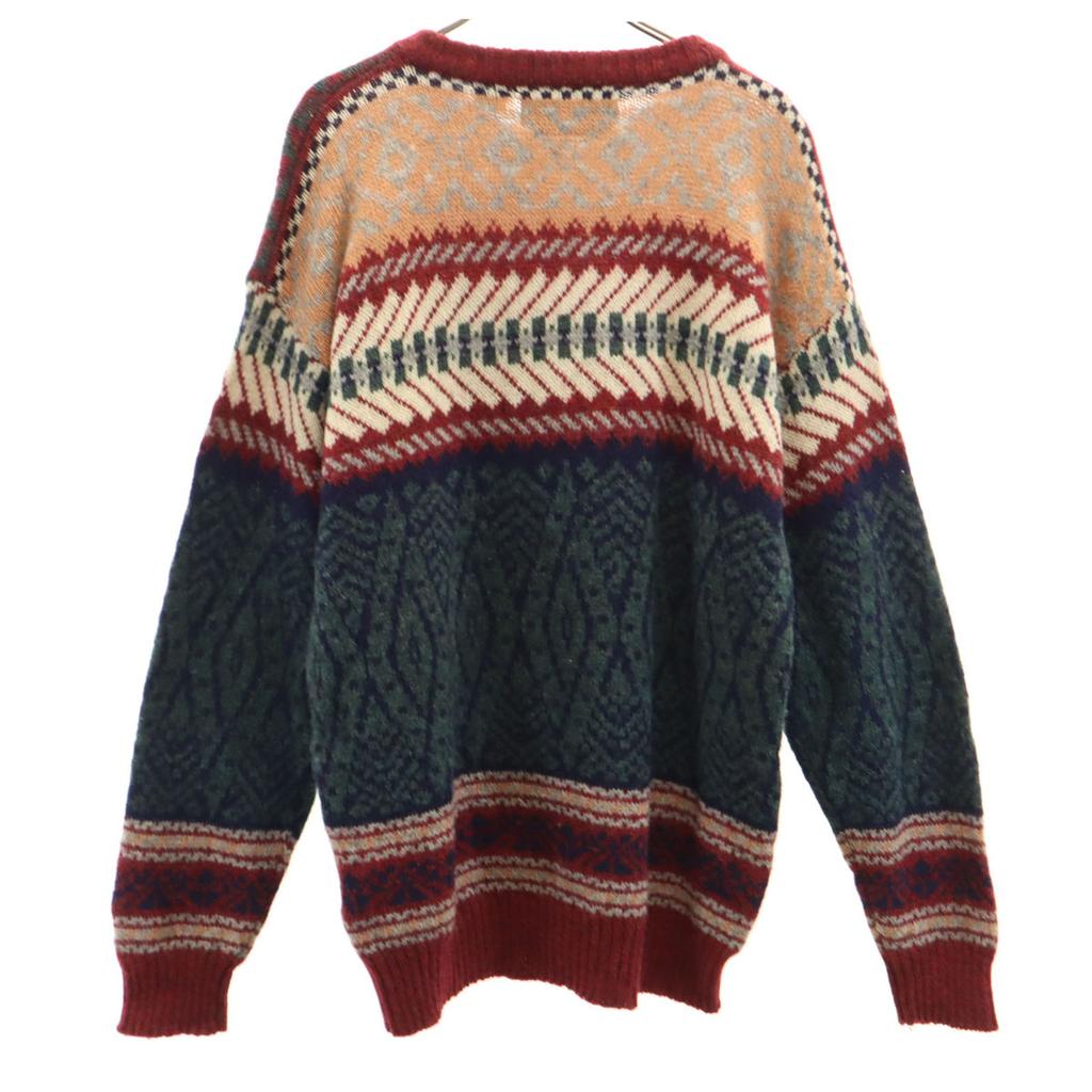 HARRIS WILSON 90-tal Ull Gamla Hängselbyxor handtag Långärmad tröja M stickad Herr Begagnad