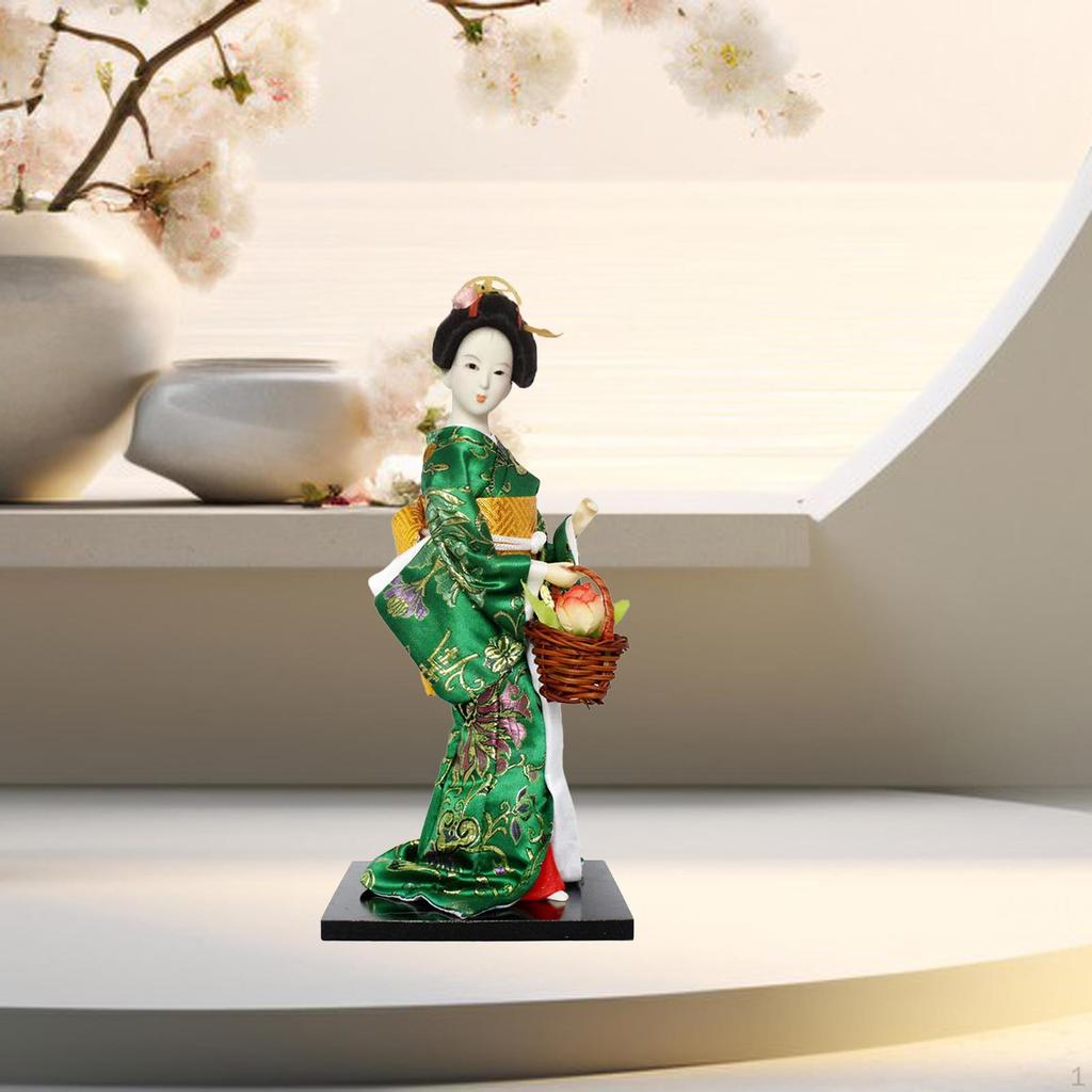 Japanese Geisha Doll - Artistic Home Decor Piece