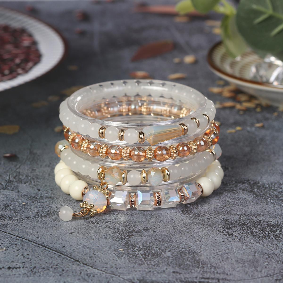 

JYL TS Bracelet Bohemian Elephant Style Invokes Wisdom And Good Fortune White манго танго кольору