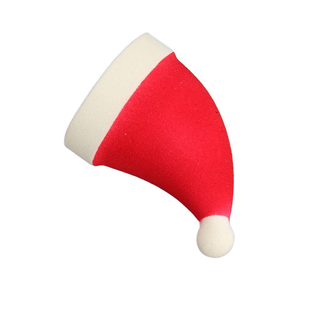 Makeup Sponges Christmas Hat Wet Dry Super Soft Elastic Blending Cosmetic Foundation Sponge