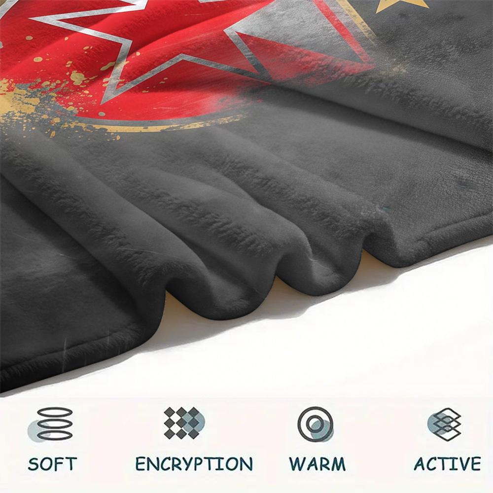 Crvena zvezda2 Flannel Blanket, High quality Comfortable for All Seasons, Home Decor, Warmth and Comfort