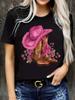 Printed Plus Size Women's Short Sleeve T-Shirt Plus Size Fashion