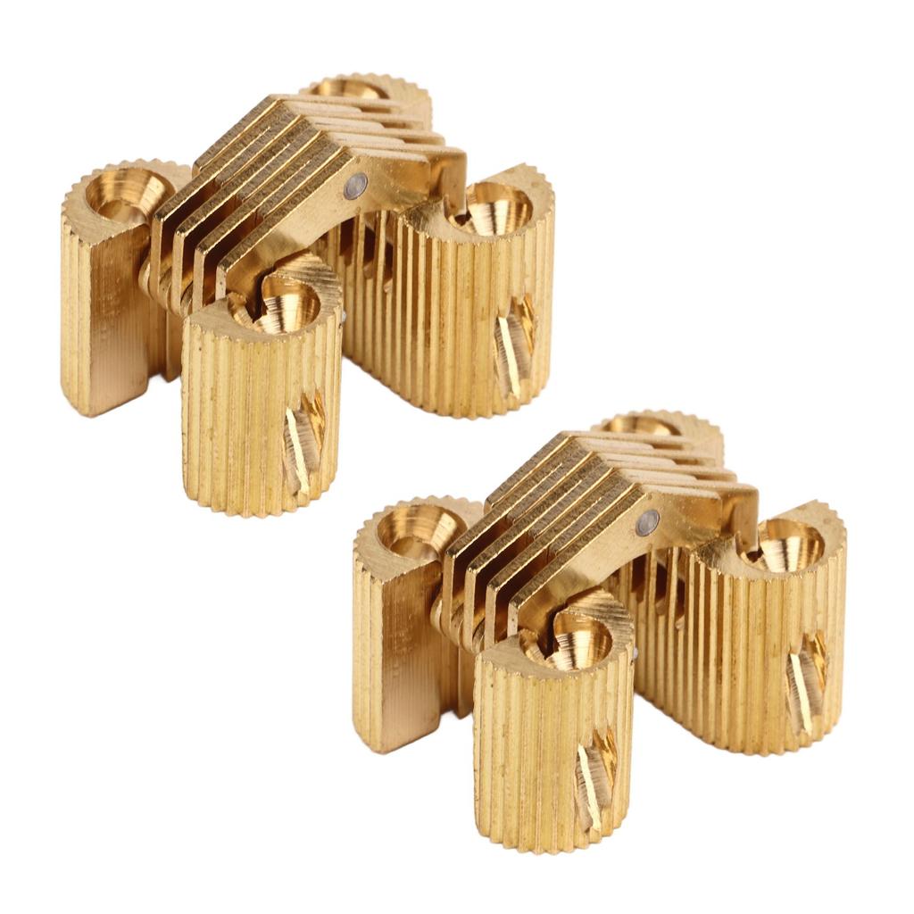 2 STUKS Verborgen Scharnieren 180 Graden Opening Koperen Verborgen Scharnieren voor Kastdeur Cadeaudoos