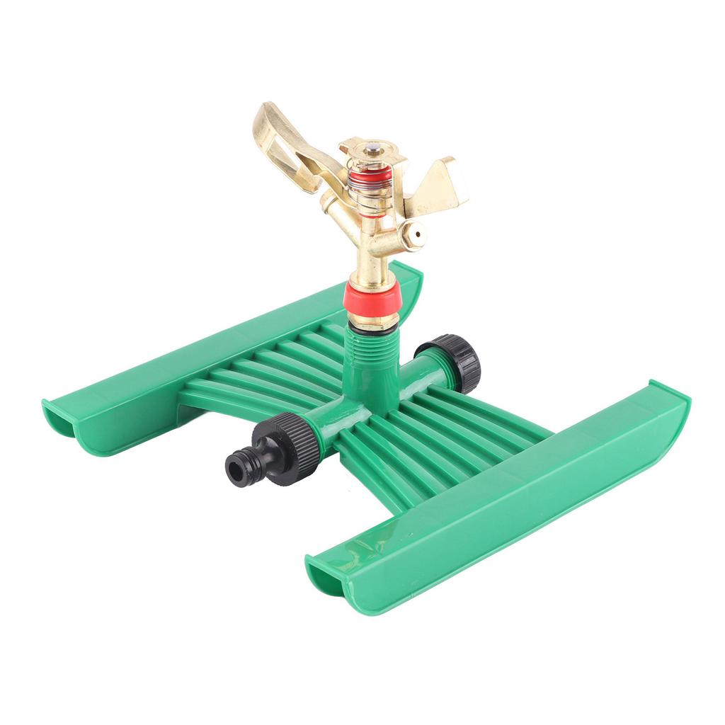 360 Degree Automatic Rotating Sprinkler with Base for Garden Lawn Irrigation System Watering Tool