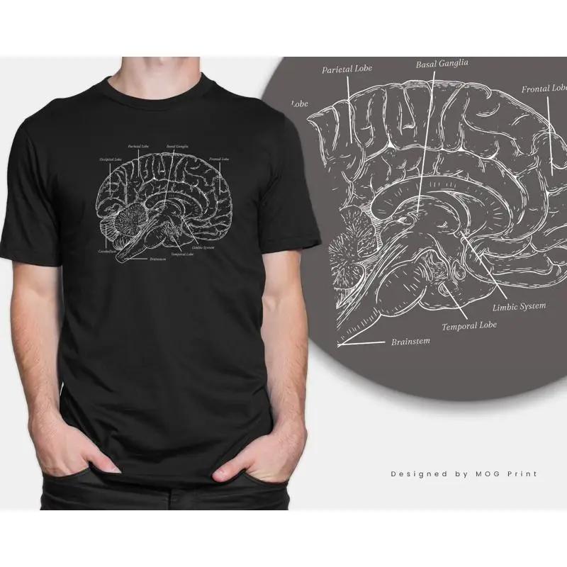 Brain Anatomy Tshirt Science Medical Student Tee Teacher Professor Gif T Shirt