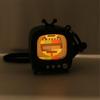 Vintage Style Mini TV Keychain With Light Sound Features Compact Keyring Gift For Birthdays Holidays