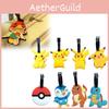 Pokemon Pikachu Charmander Squirtle Etiqueta de Bagagem Gengar Charmander Squirtle Etiqueta de Viagem de Silicone Para Viajantes