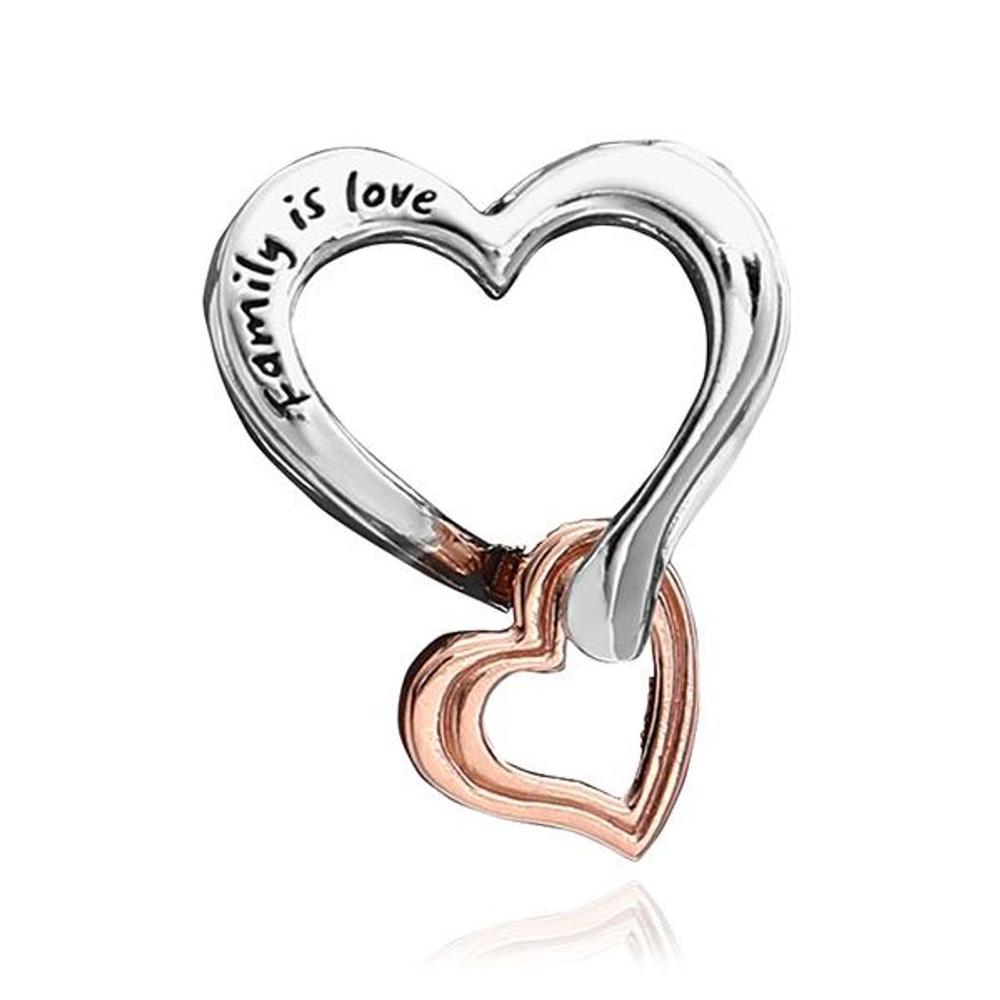 

[PANDORA PANDORA] 782642C00 Openwork Infinity Heart Two-Tone Charm 782642C00