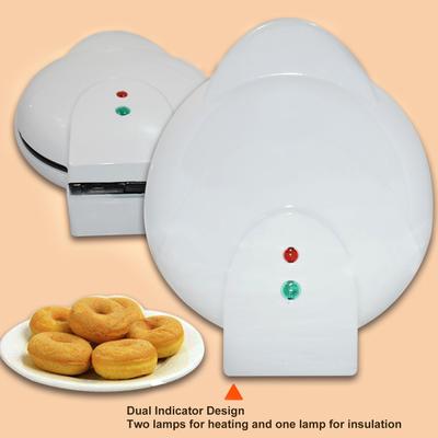 Macchina per Ciambelle Antiaderente Antiscivolo Bianca Elegante Mini Macchina per Fare Ciambelle Spina USA 110V