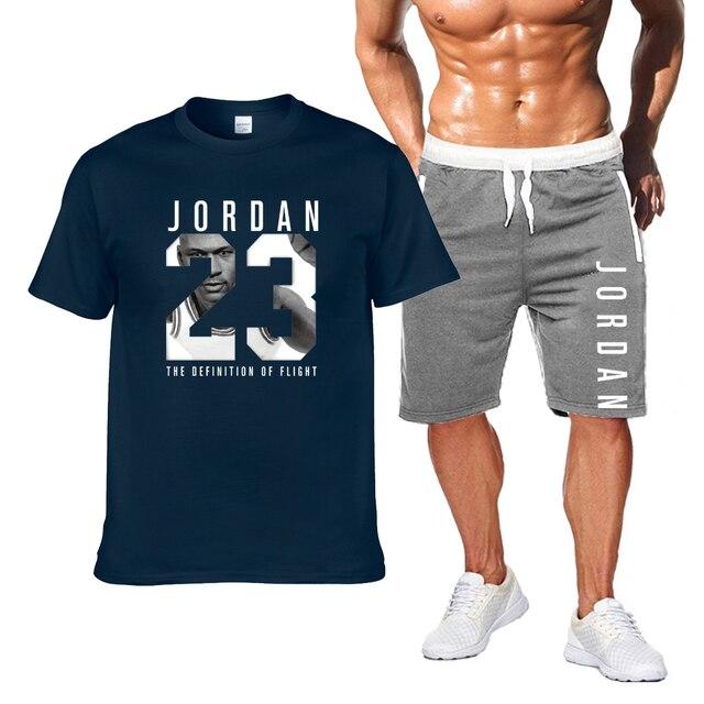 Chándal Masculino Verano Conjuntos De Hombre Dos Piezas Sets Casual Chándal  Ropa Deportiva Masculina comprar a buen precio — entrega gratuita, reseñas  reales con fotos — Joom