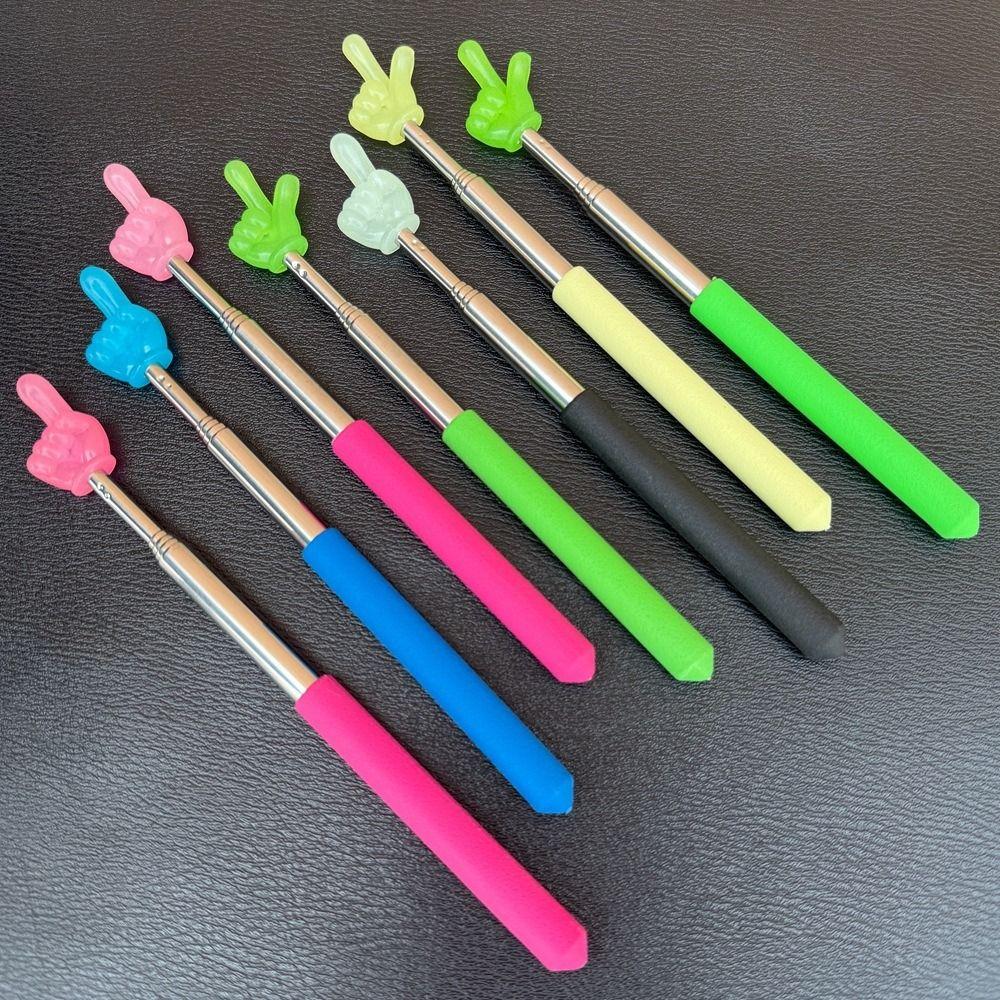 Telescopic Rod Finger Reading Sticks Finger Design Teaching Stick Whiteboard Hand Pointer  Teachers