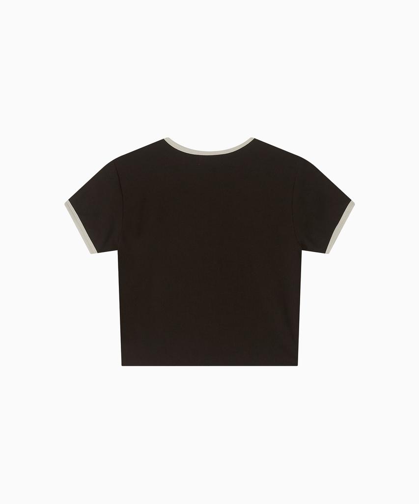 Minasu Mns Span Crop T Shirt_Brown