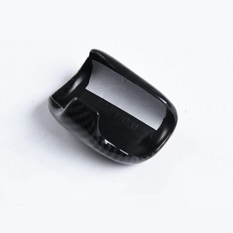 Carbon fiber look Gear Shift Knob Cover Trim For Honda CRV CR-V 2017-