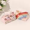 Beautiful Flower Tissue Case High Quality Smooth Leather Napkin Holder Large Capacity Paper Towel Box Home Table Decor