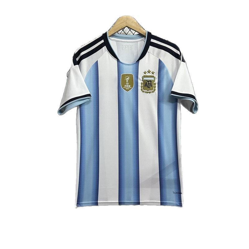 Argentina National Team 2627 World Cup Jersey - Official Style Short Sleeve Fan Version