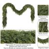 Christmas Cedar Garland Artificial Winter Pine Garland for Mantle Holiday Atmosphere Props Party Decor for Front Door Fireplace