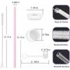 Set di 11 Pezzi di Accessori per Stanley Cup Tappo in Silicone Anti-Sversamento Copri Cannuccia Tappo Cannuccia Riutilizzabile 1 Spazzola per Pulizia 40oz 30oz