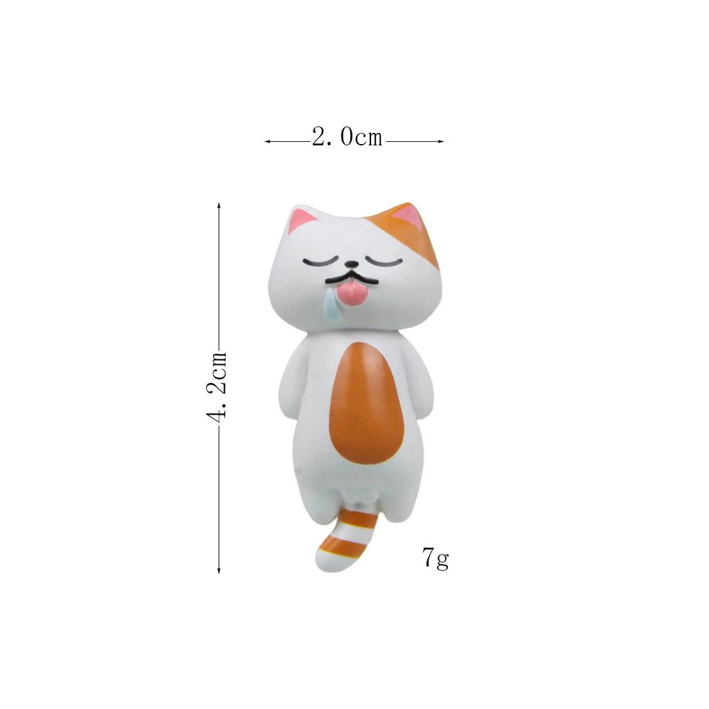 Cat With Sleeping Drooling While Lying Down Resin Ornaments For Gift And Decor